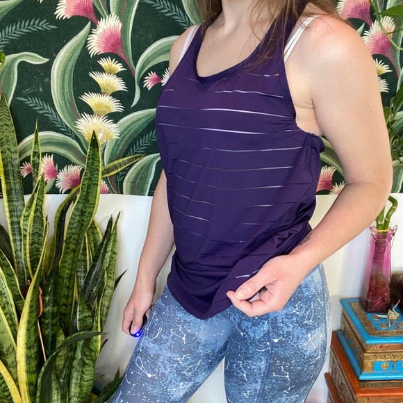 Purple Activewear Tank - Picture 2 of 7